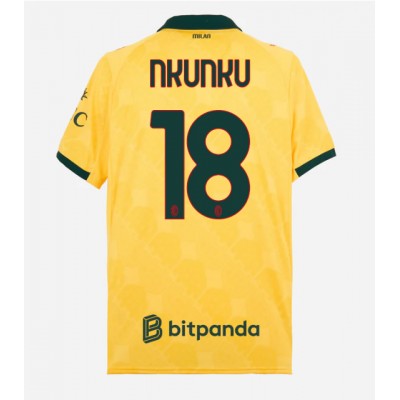 AC Milan Christopher Nkunku #18 Rezervni Dres 2025-26 Kratak Rukav AC Milan Christopher Nkunku #18 Rezervni Dres 2025-26 Kratak Rukav